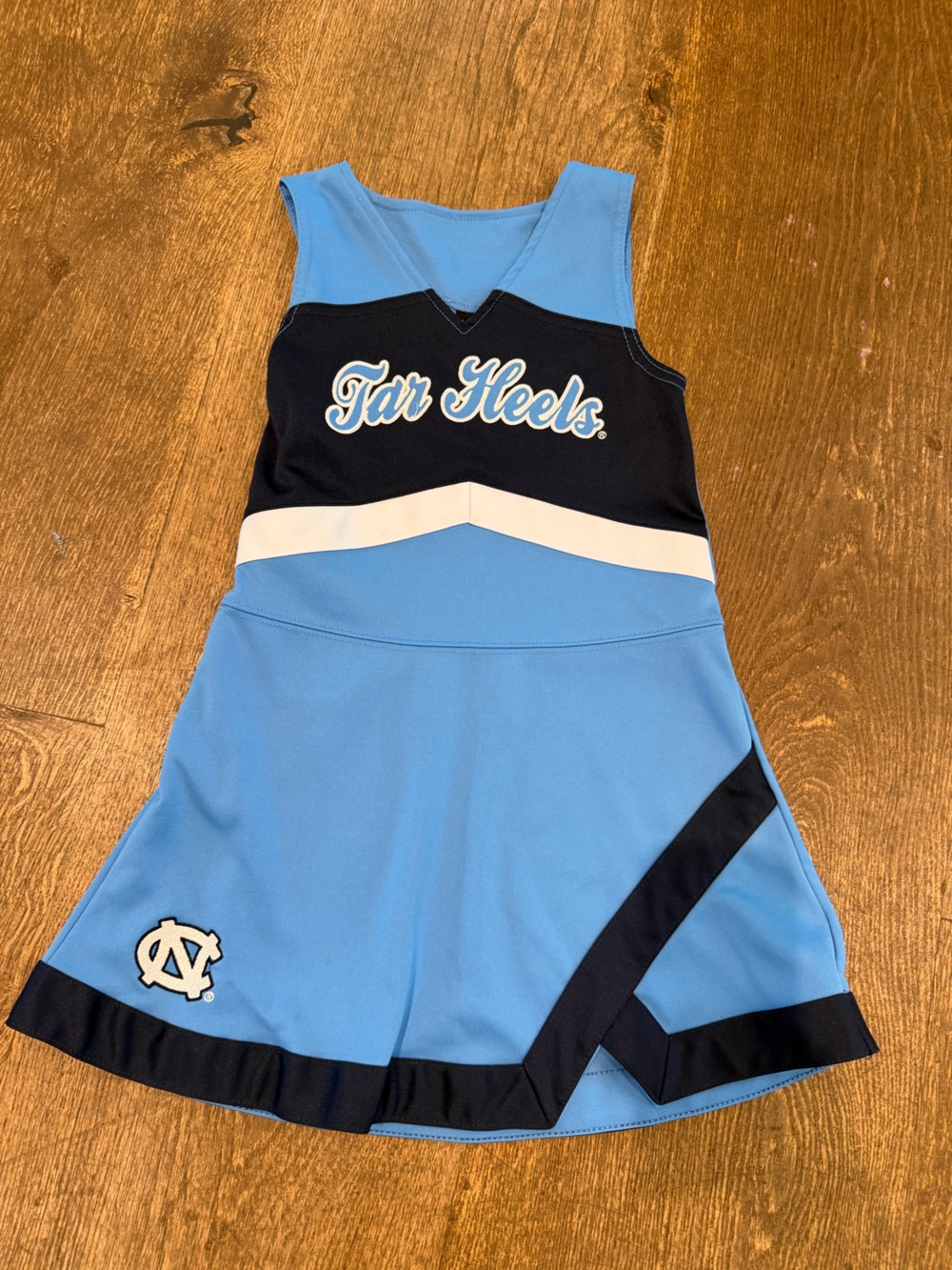 UNC Light Blue & Navy Girls Cheer Dress 5/6